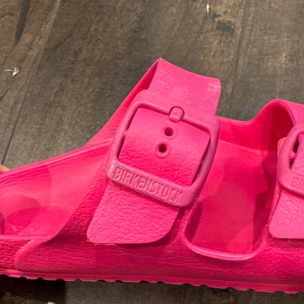 Birkenstock Bold Pink Double Strap Sandals - Picture 3 of 4